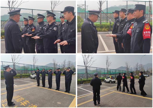春风擂战鼓 练兵正当“燃” 青岛地铁分局皋虞站派出所开展体能与技能训练(图2)